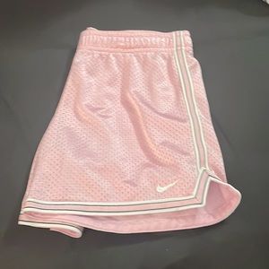 Pink mesh Nike shorts